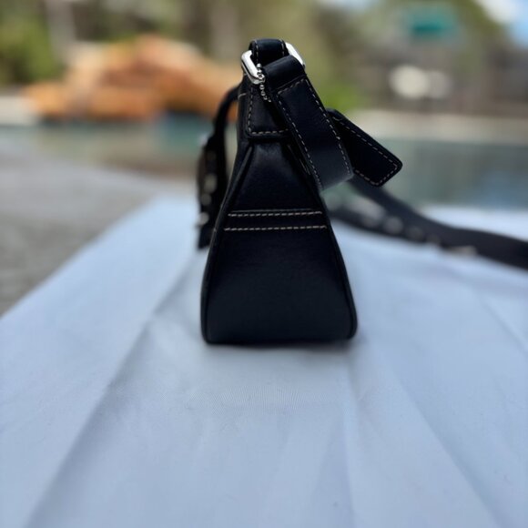 Vintage Y2K Coach Black Leather Soho Shoulder Bag – - Picture 4 of 16